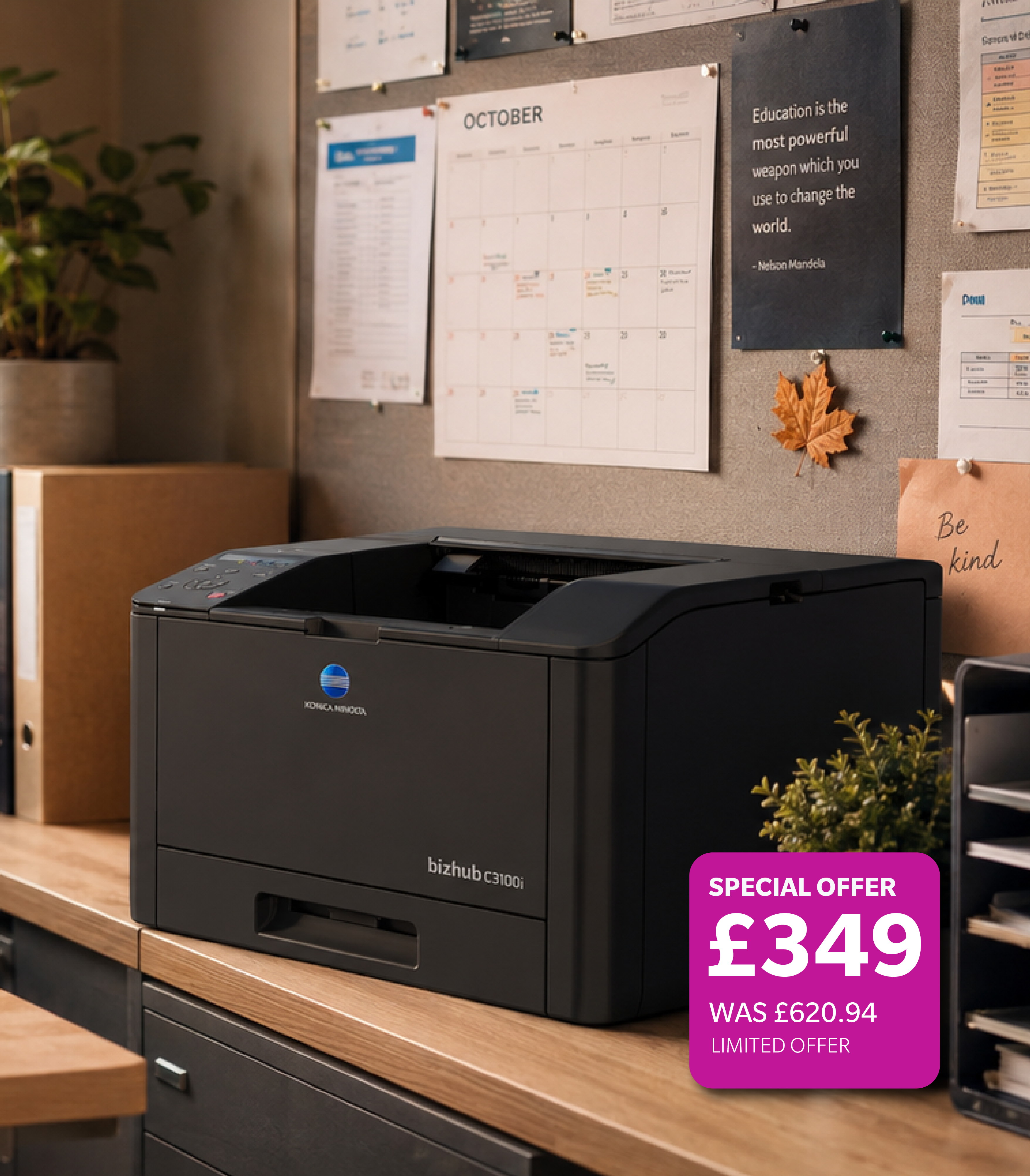 bizhub C3100i + FREE Additional Toner Set