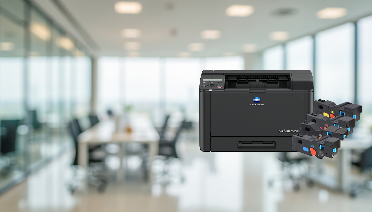 bizhub C3100i + FREE Additional Full Toner Set